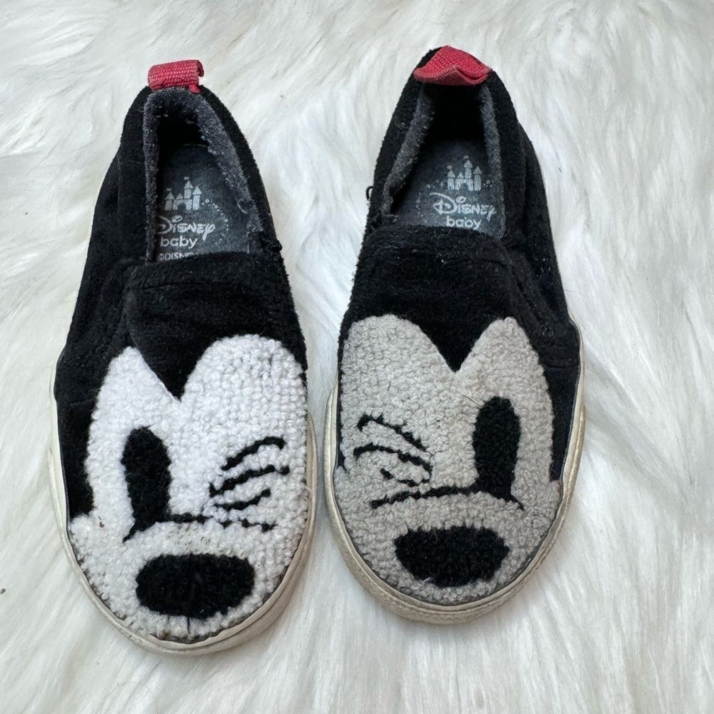 Zara Mickey Mouse slip ons